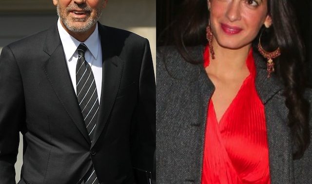 George Clooney y Amal Alamuddin ya
