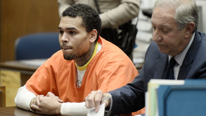 Chris Brown, Sentenciado