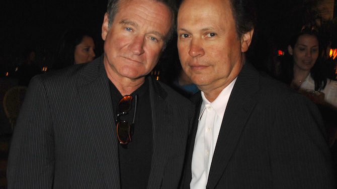 Robin Williams and Billy Crystal during
