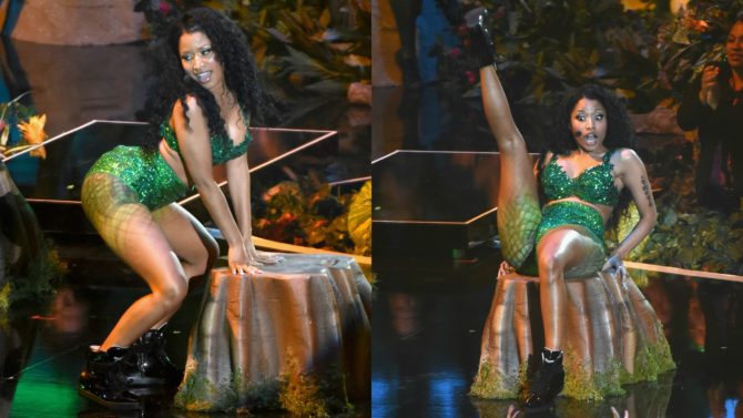 Nicki Minaj VMA performance presentación 2014