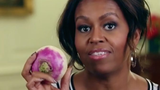 Vine de Michelle Obama "Turnip for