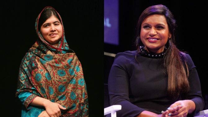 Mindy Kaling confundida por Malala Yousafzai