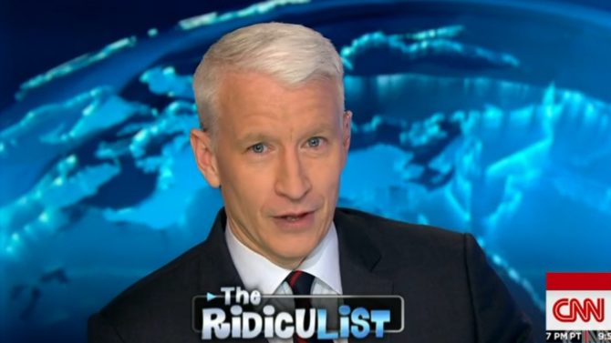 Anderson Cooper en RidicuList