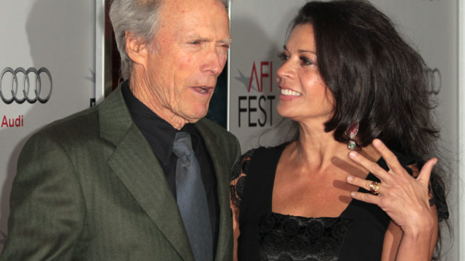Clint Eastwood Dina Eastwood divorciados se