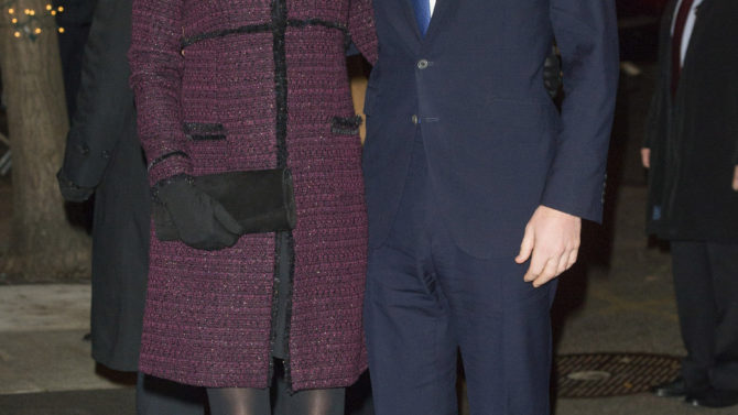 Príncipe William y Kate Middleton llegan