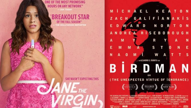 Jane the Virgin y Birdman entre
