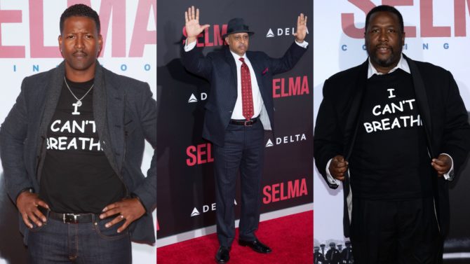 ‘Selma’ Premiere: Elenco protesta con camisas
