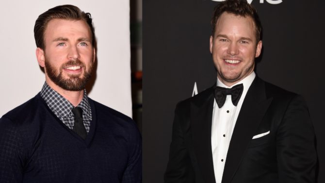 Chris Evans y Chris Pratt apuesta