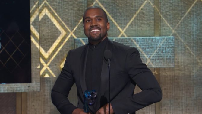 Kanye West BET Honors Visionary Award