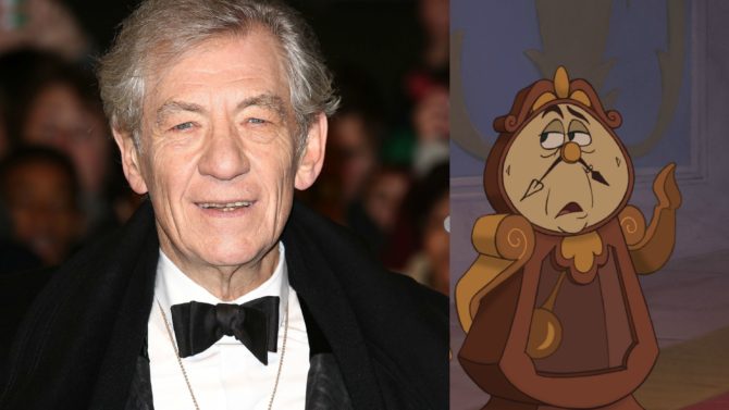 Ian McKellen será Cogsworth en 'Beauty