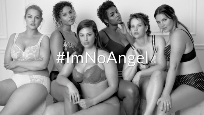 #ImNoAngel campaña ropa interior Lane Bryant
