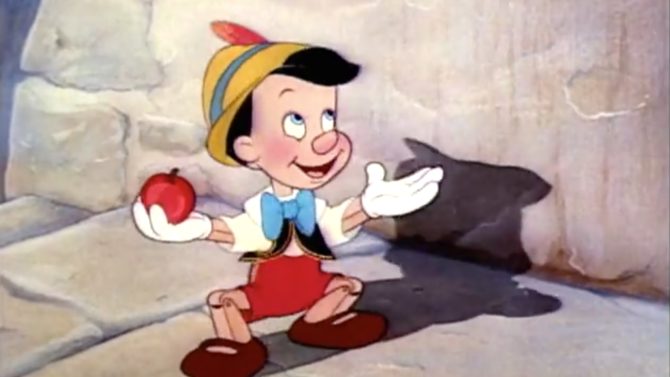 Pinocchio carne y hueso Disney prepara