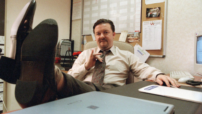 Picture Shows: Ricky Gervais as David