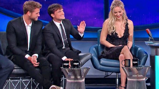 The Hunger Games Cast on Conan