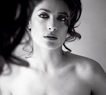 Salma Hayek topless Allure Magazine