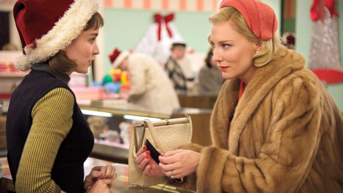 Cate Blanchett Rooney Mara Carol trailer