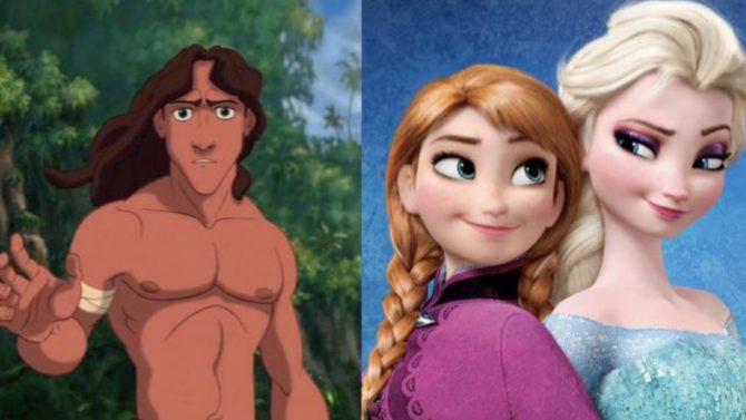 Frozen/Tarzan