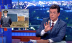 Stephen Colbert Donald Trump debut Late