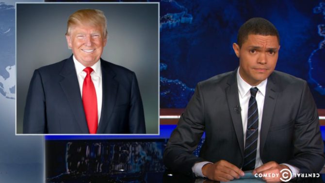 Trevor Noah compara a Donald Trump