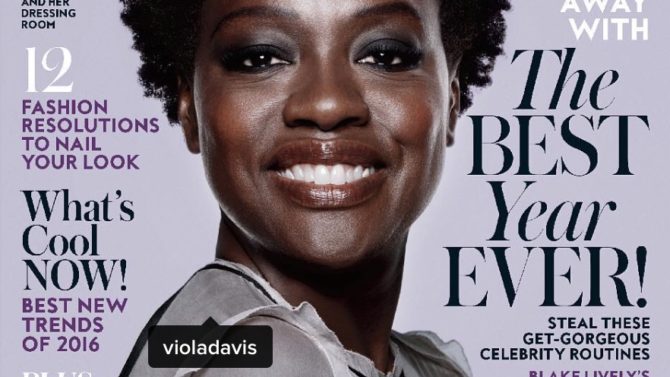 Viola Davis InStyle portada