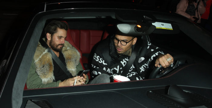 Chris Brown y Scott Disick