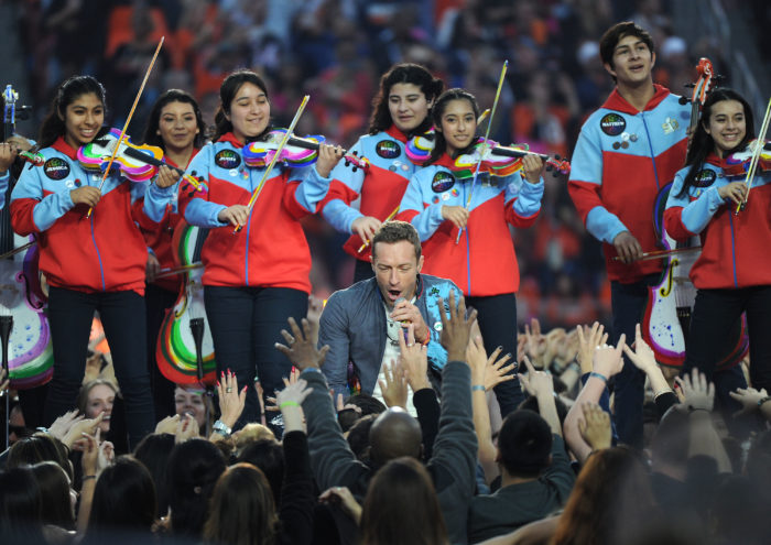 Coldplay y la Youth Orchestra Los Angeles