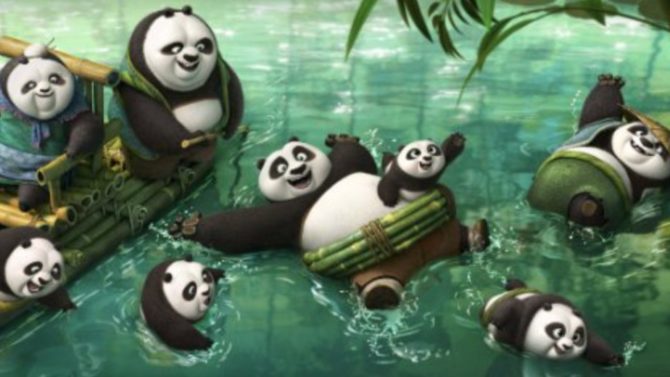 'Kung Fu Panda 3' lidera la