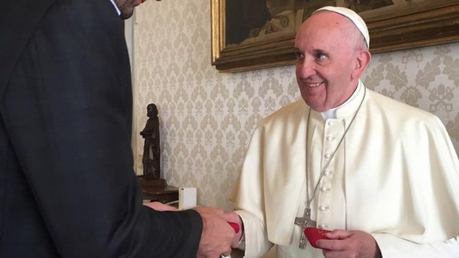 El papa Francisco tuvo un encuentro