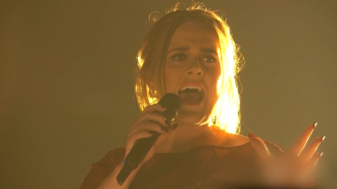Video de Adele en Los Grammy