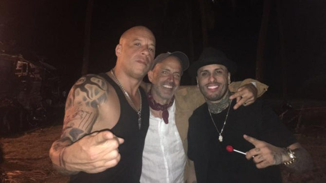 Nicky Jam graba escenas para 'xXx: