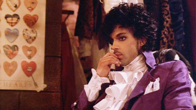 El cantante Prince en el cine