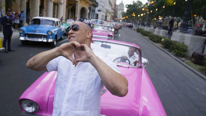 Así vivió Vin Diesel el desfile