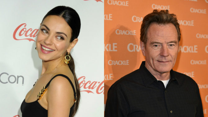 Mila Kunis y Bryan Cranston protagonizarán