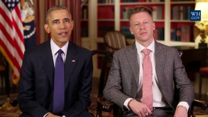 Macklemore and President Obama On Opioid