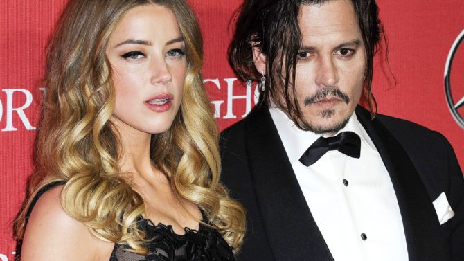Johhny Depp y Amber Heard llegan