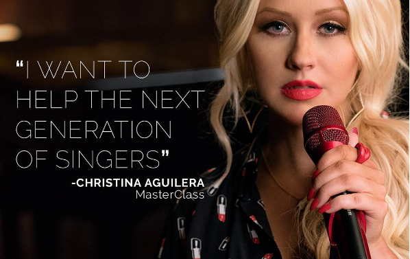 Christina Aguilera se convierte en profesora