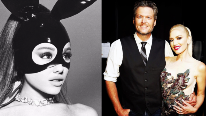 Ariana Grande, Blake Shelton y Gwen