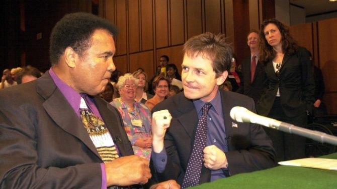 Muhammad Ali , Michael J. Fox