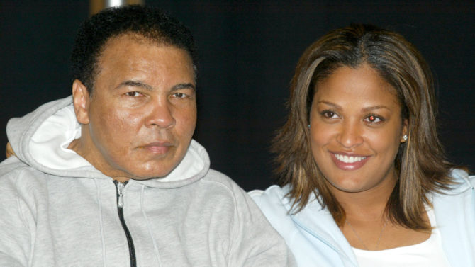 Muhammad Ali and Laila Ali MUHAMMAD