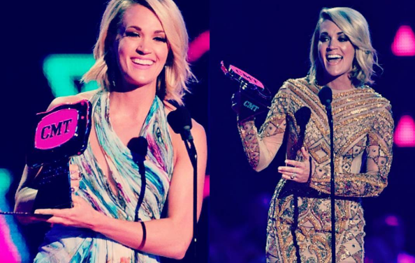 Carrie Underwood recibe CMT Award
