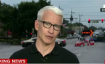 Anderson Cooper se emociona en vivo
