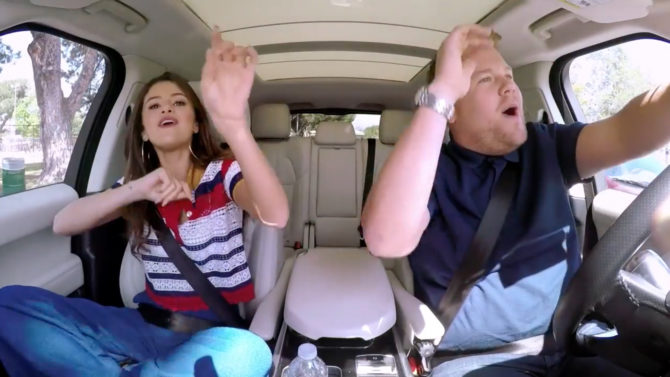 Video de Selena Gómez en 'Carpool