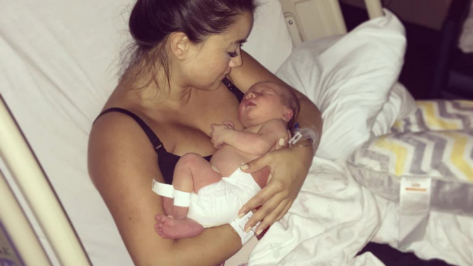 foto del hijo de Catherine Giudici