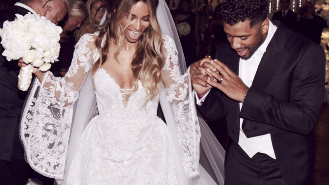 Ciara y Russell Wilson contraen matrimonio