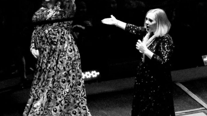 Adele invita a su imitador 'drag'