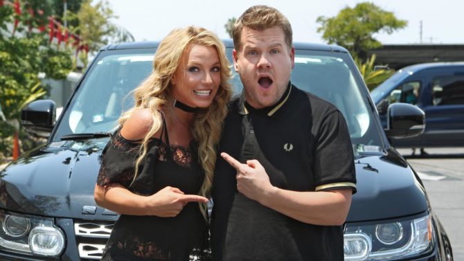 Britney Spears estará con James Corden