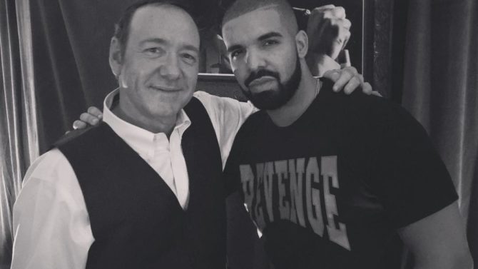 Drake conoce a Kevin Spacey