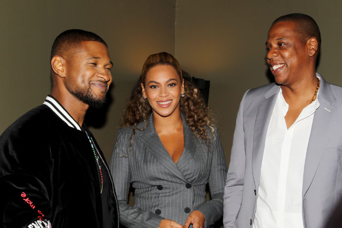 Usher, Beyoncé y  Jay Z