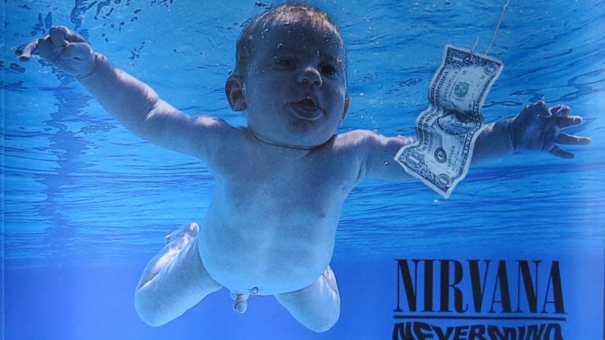 Recrean portada del álbum de Nirvana