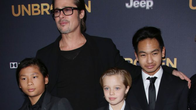 Brad Pitt e hijos